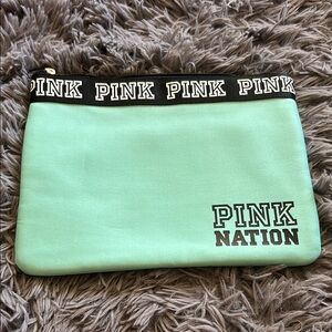 Pink Nation Mint Green Pouch